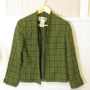 Jessica Howard Women's Jacket, Plaid, Size 4P